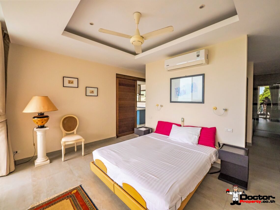 4 Bedroom Sea View Pool Villa in Bo Phut, Koh Samui – For Sale