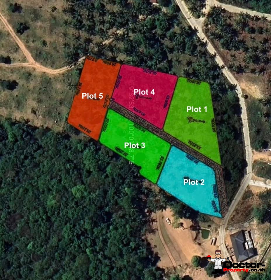 Flat land 5 Rai in Mae Nam, Koh Samui – For sale