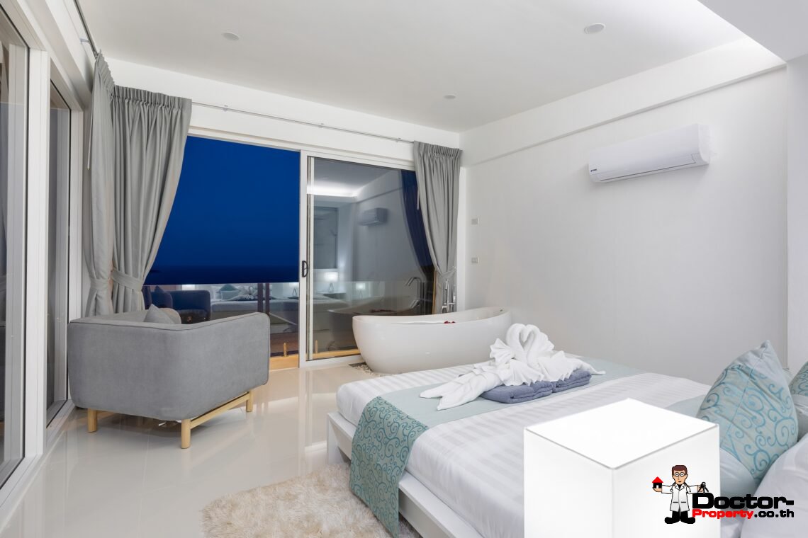 4 Bedroom Pool Villa with Sea View, Chaweng Noi, Koh Samui – For Sale
