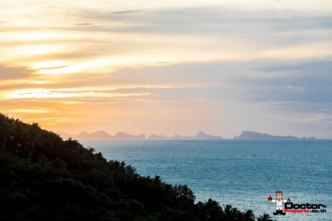 Modern 2 Bedroom Sea View Villa in Mae Nam, Koh Samui – For Sale