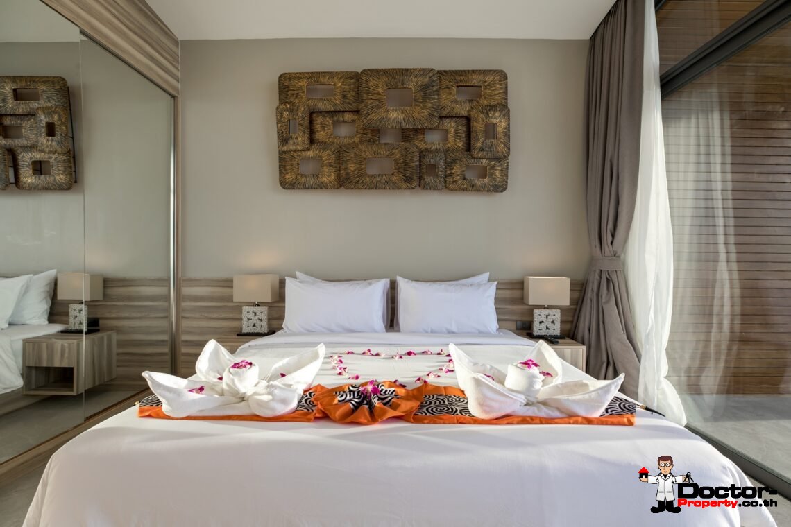 Modern 2 Bedroom Sea View Villa in Mae Nam, Koh Samui – For Sale