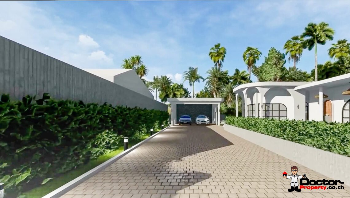 New Modern Toscana 3 Bedroom Pool Villa in Mae Nam, Koh Samui – For Sale