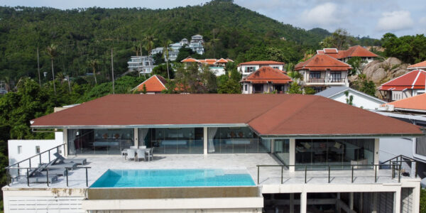 3 Bedroom Seaview Villa with Easy Access – Chaweng Noi, Koh Samui – For Sale