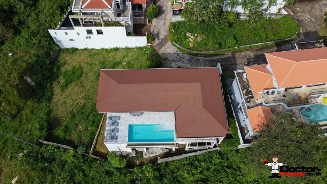 3 Bedroom Seaview Villa with Easy Access – Chaweng Noi, Koh Samui – For Sale