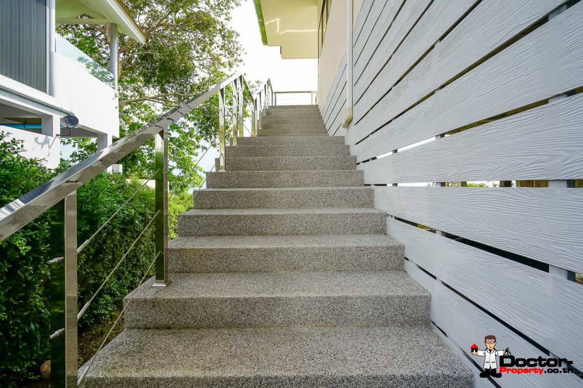 3 Bedroom Seaview Villa with Easy Access – Chaweng Noi, Koh Samui – For Sale