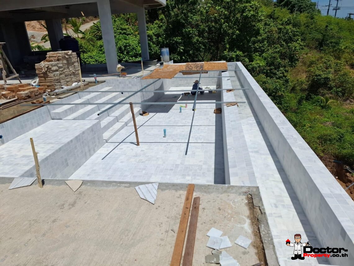 New Luxury 4 Bedroom Stunning Sea View in Bophut, Koh Samui – For Sale
