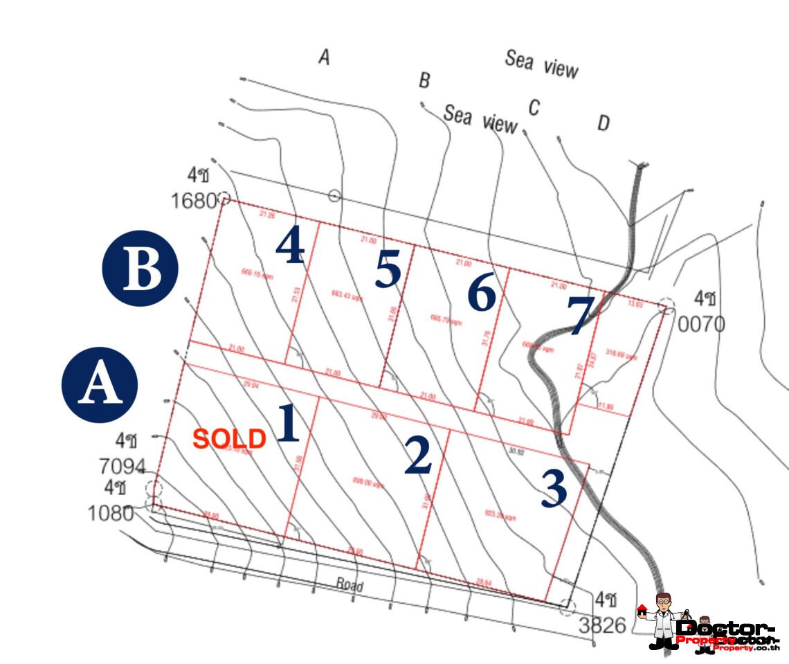 New Luxury 4 Bedroom Stunning Sea View in Bophut, Koh Samui – For Sale