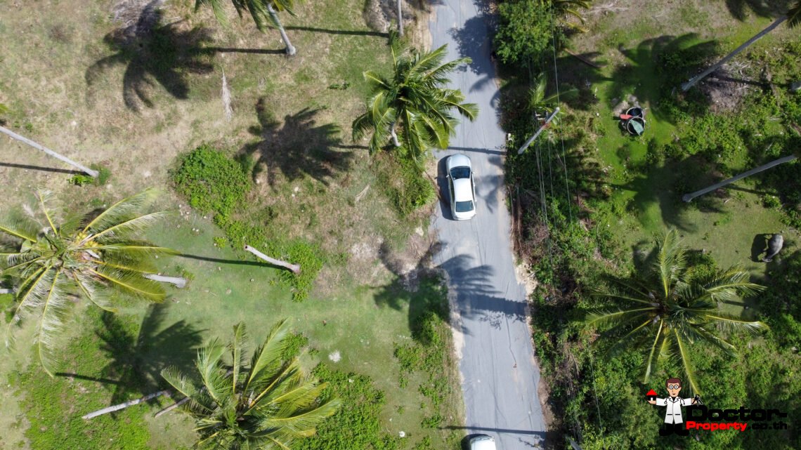 1,240 Sqm land, next to the beach in Hua Thanon, Koh Samui – For Sale