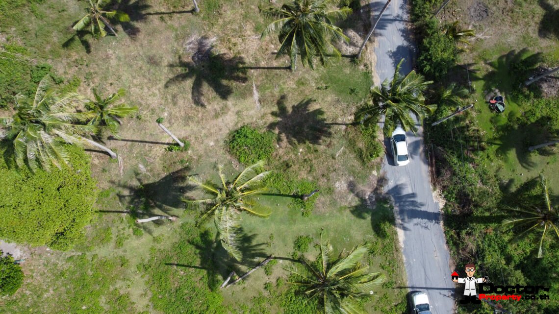 1,240 Sqm land, next to the beach in Hua Thanon, Koh Samui – For Sale