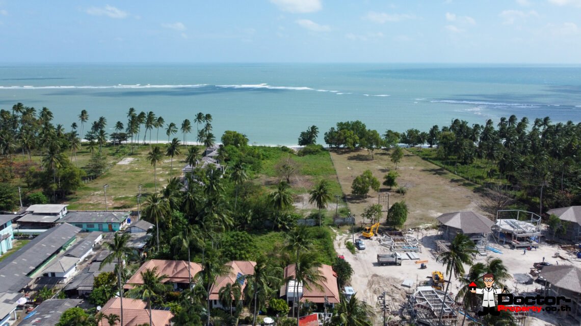 1,240 Sqm land, next to the beach in Hua Thanon, Koh Samui – For Sale