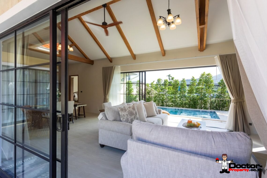 Mediterranean Style 2 Bedroom Garden Pool Villas, Lamai – Koh Samui – For Sale