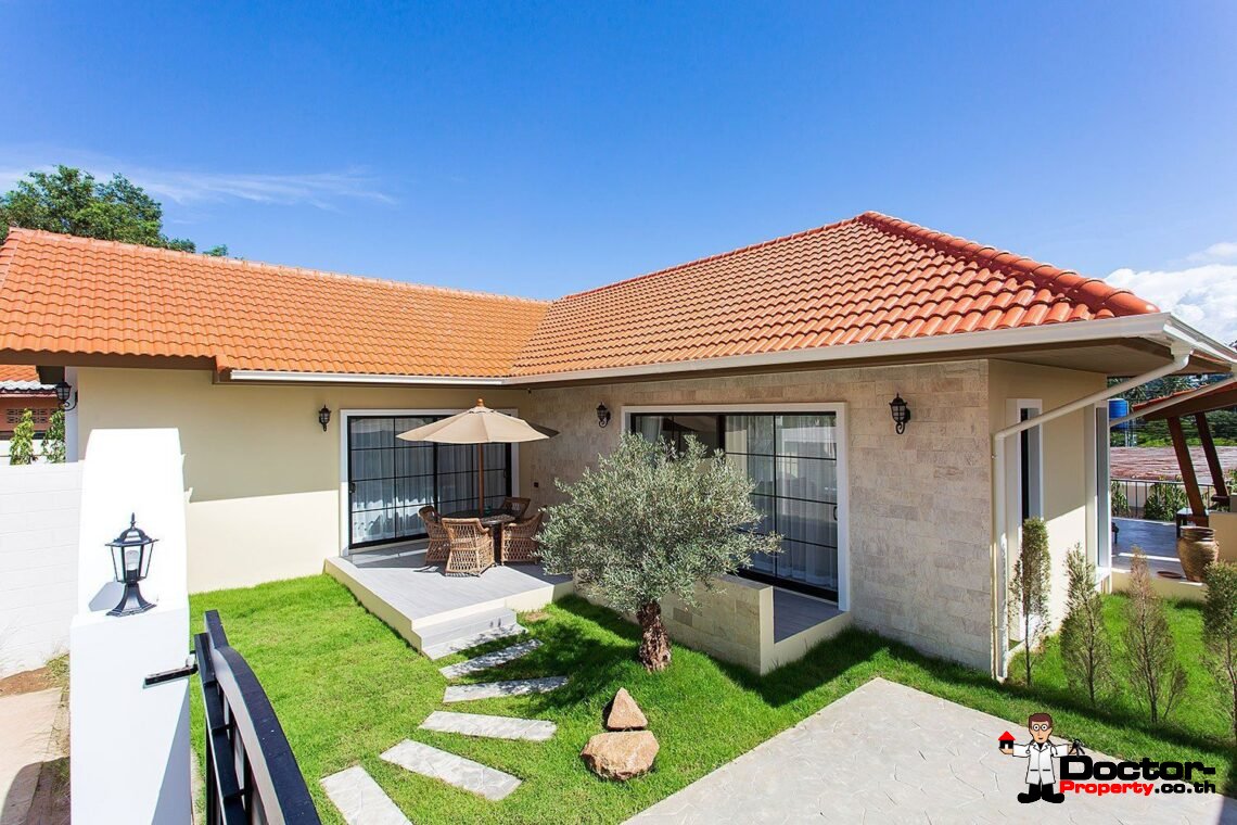 Mediterranean Style 2 Bedroom Garden Pool Villas, Lamai – Koh Samui – For Sale