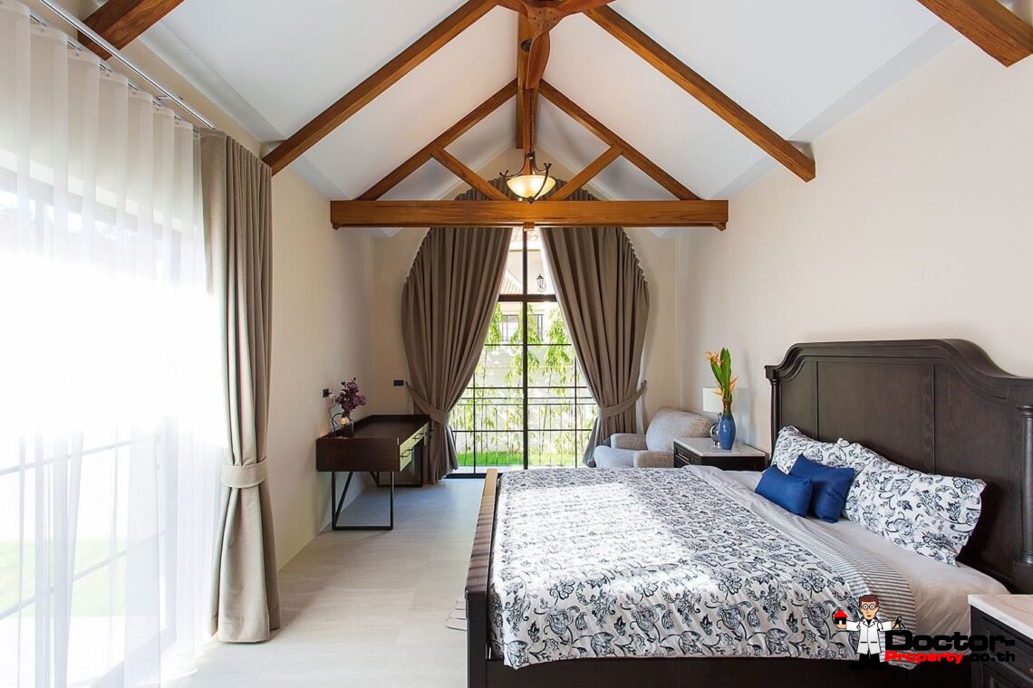 Mediterranean Style 2 Bedroom Garden Pool Villas, Lamai – Koh Samui – For Sale