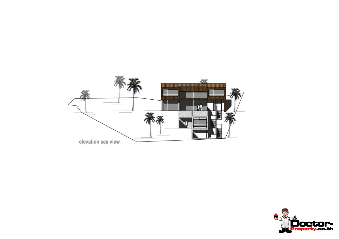 1676 sqm of Sea View Land in Bo Phut, Koh Samui – For Sale