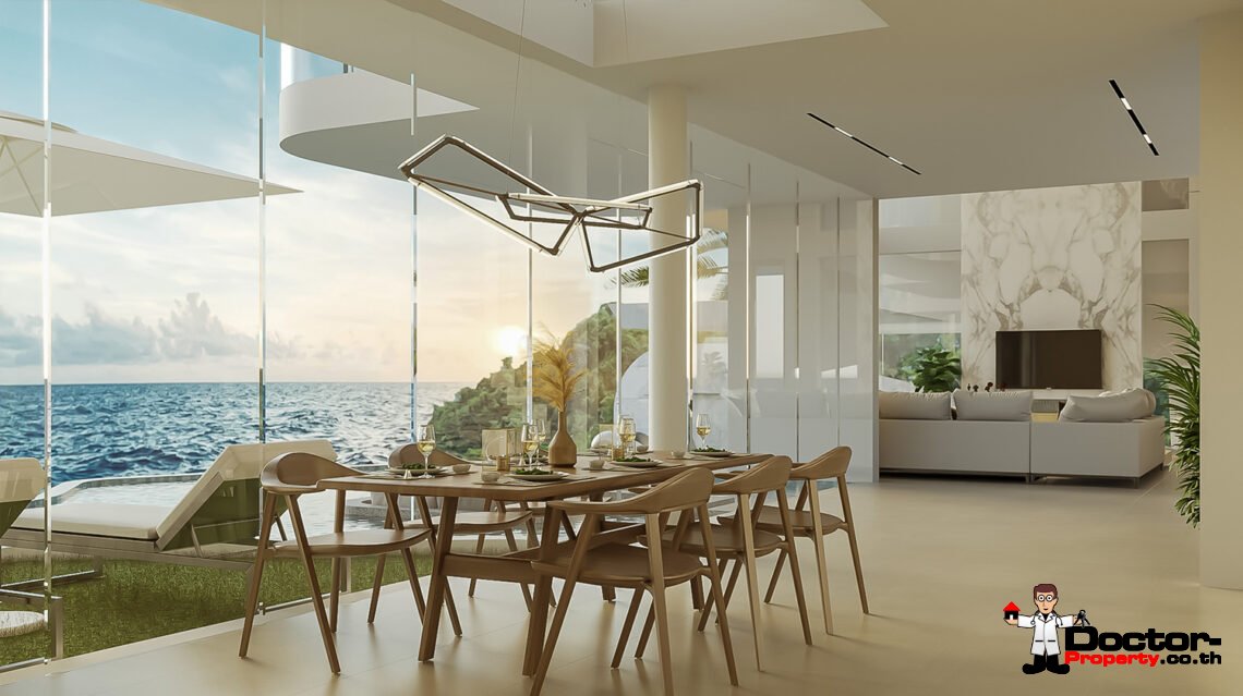 New Luxury Villa 3 and 4 Bedroom with Stunning Sea View in Bophut, Koh Samui – For Sale