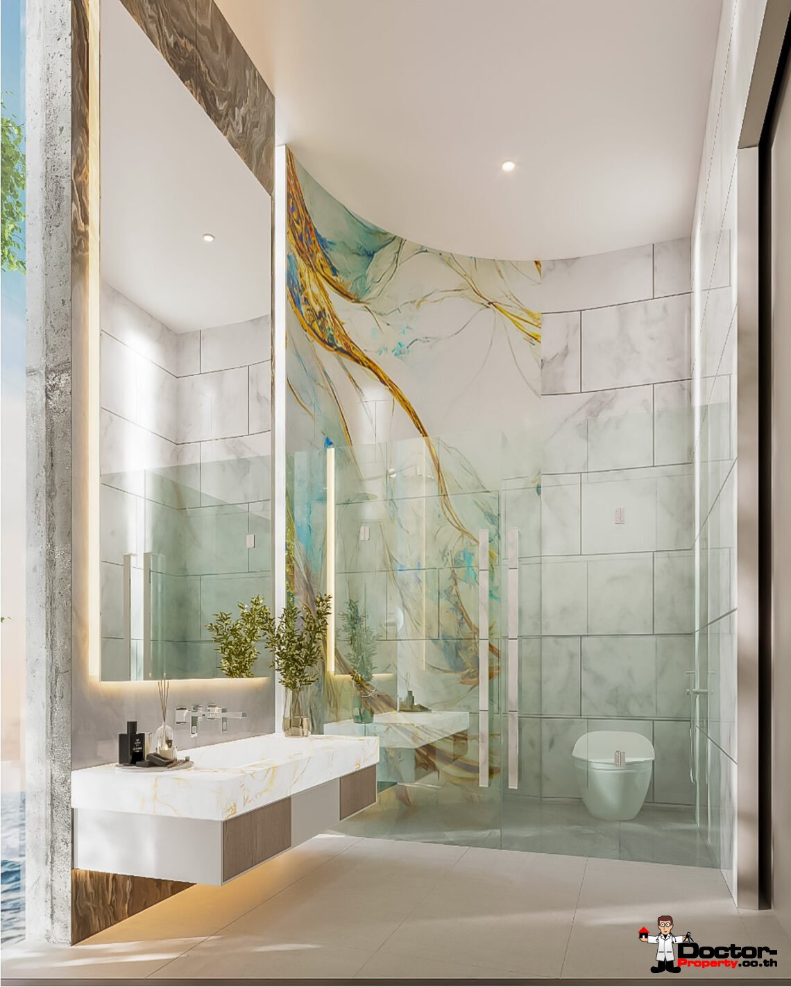 New Luxury Villa 3 and 4 Bedroom with Stunning Sea View in Bophut, Koh Samui – For Sale