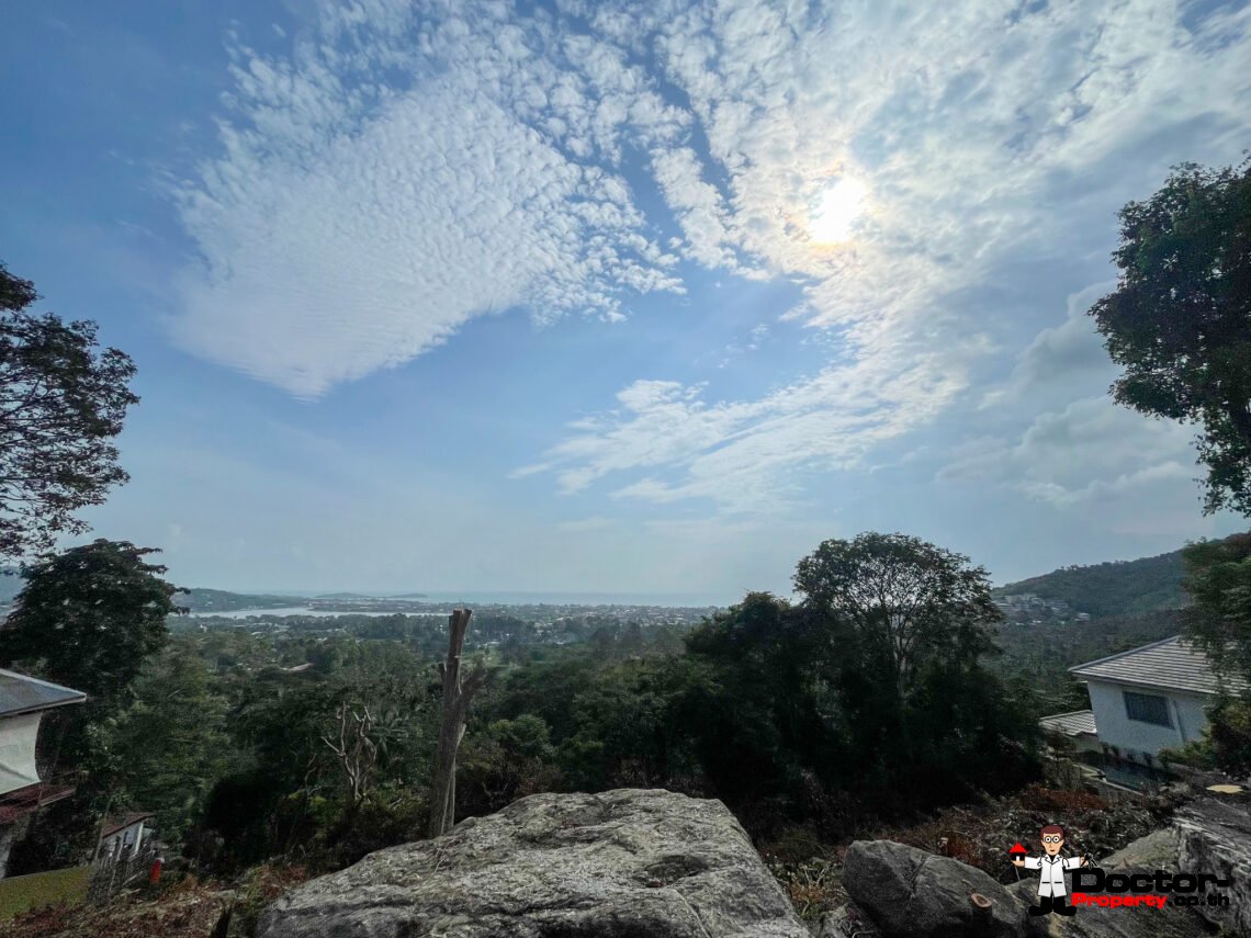 1172 SQM Land with Sea View in Chaweng, Koh Samui – For Sale