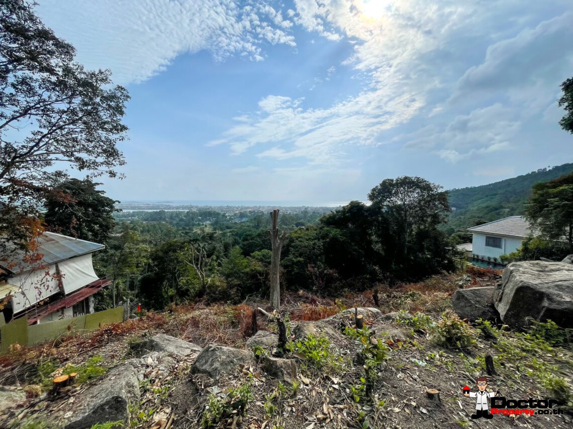 1172 SQM Land with Sea View in Chaweng, Koh Samui – For Sale