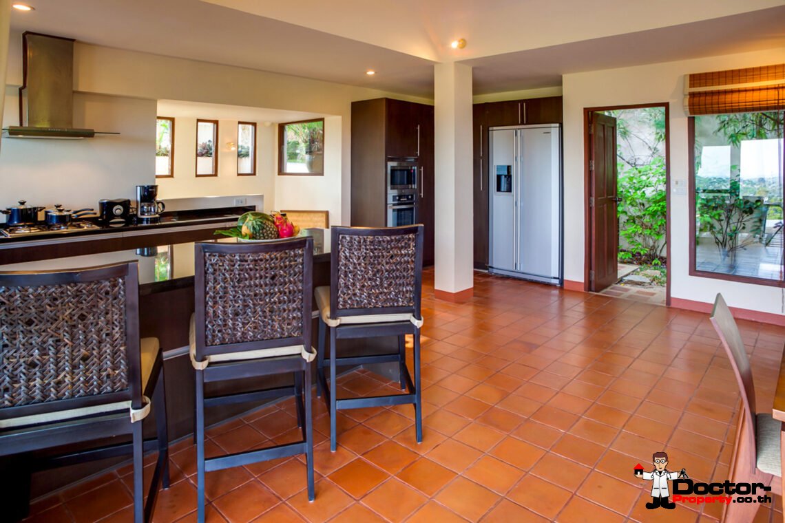Luxurious 5 Bedroom Villa with Stunning Sea View in Cheong Mon, Koh Samui – For Sale