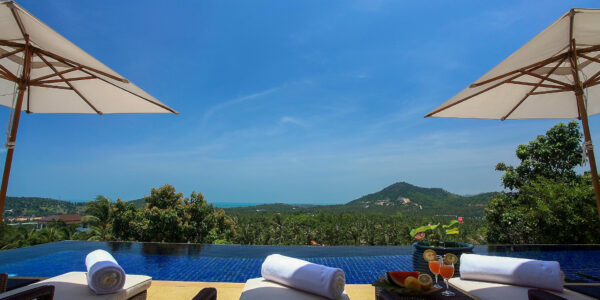 Luxurious 5 Bedroom Villa with Stunning Sea View in Cheong Mon, Koh Samui – For Sale