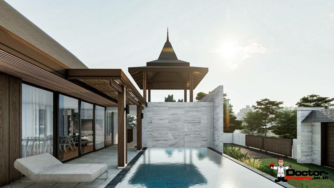New 3 Bedroom Tropical Villa in Laem Sor, Koh Samui – For Sale