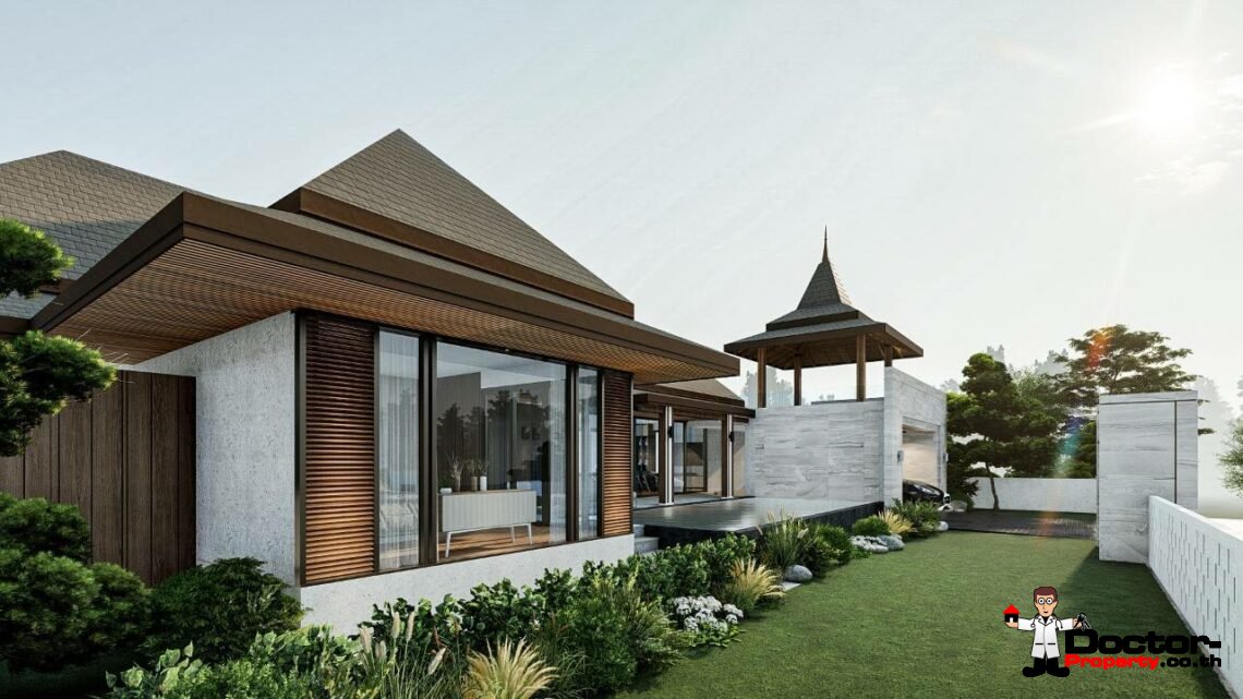 New 3 Bedroom Tropical Villa in Laem Sor, Koh Samui – For Sale