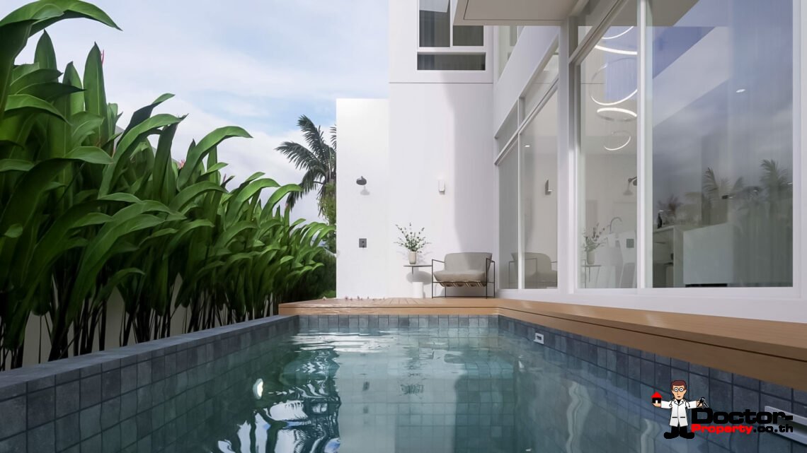 New Modern 3 Bedroom Private Pool Villa  in Angthong, Koh Samui – For Sale
