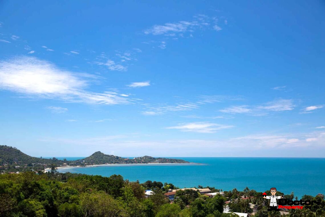 Modern 4 Bedroom Sea View Villa in Lamai, Koh Samui – For Sale