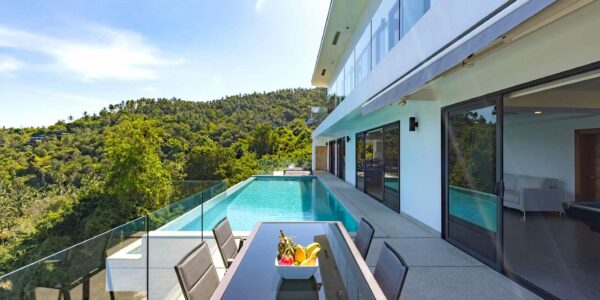 Modern 4 Bedroom Sea View Villa in Lamai, Koh Samui – For Sale