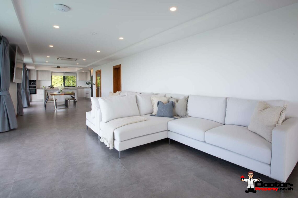 Modern 4 Bedroom Sea View Villa in Lamai, Koh Samui – For Sale