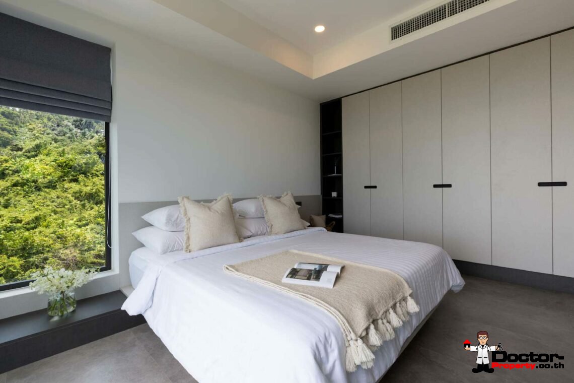 Modern 4 Bedroom Sea View Villa in Lamai, Koh Samui – For Sale