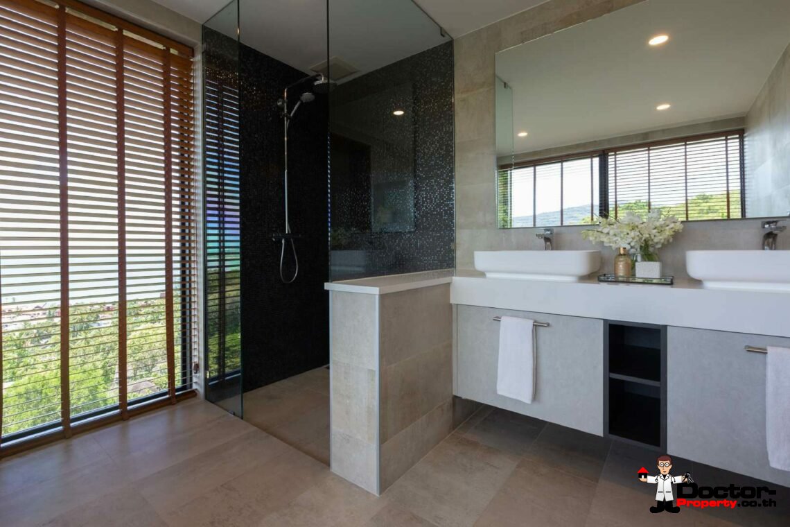 Modern 4 Bedroom Sea View Villa in Lamai, Koh Samui – For Sale