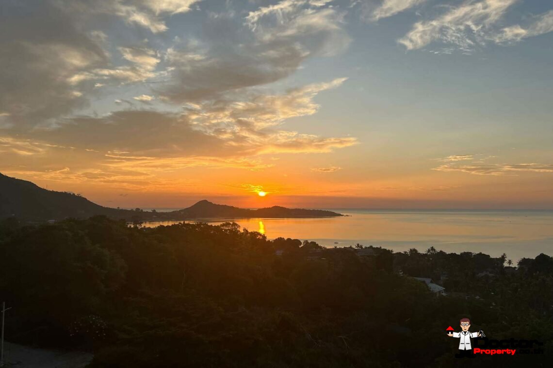 Modern 4 Bedroom Sea View Villa in Lamai, Koh Samui – For Sale