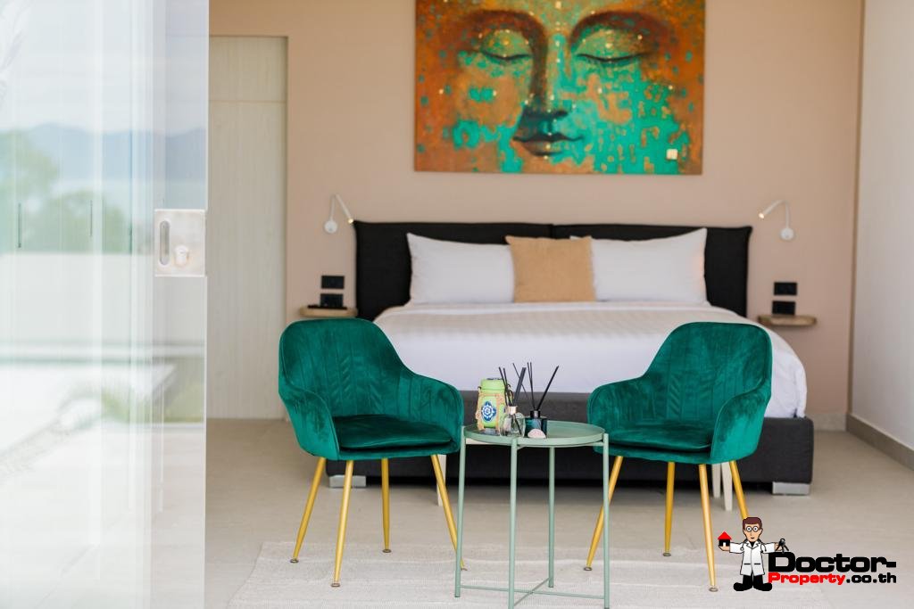 3 bedroom seaview pool villa in Boput, Koh Samui – For Sale