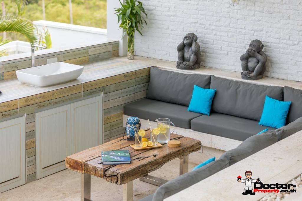 3 bedroom seaview pool villa in Boput, Koh Samui – For Sale