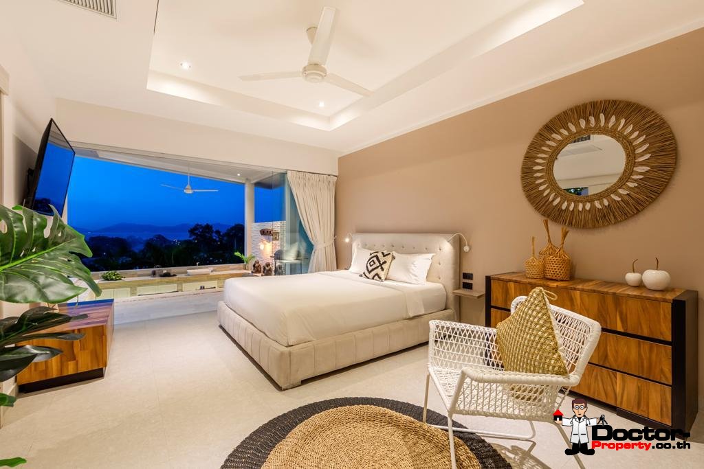 3 bedroom seaview pool villa in Boput, Koh Samui – For Sale