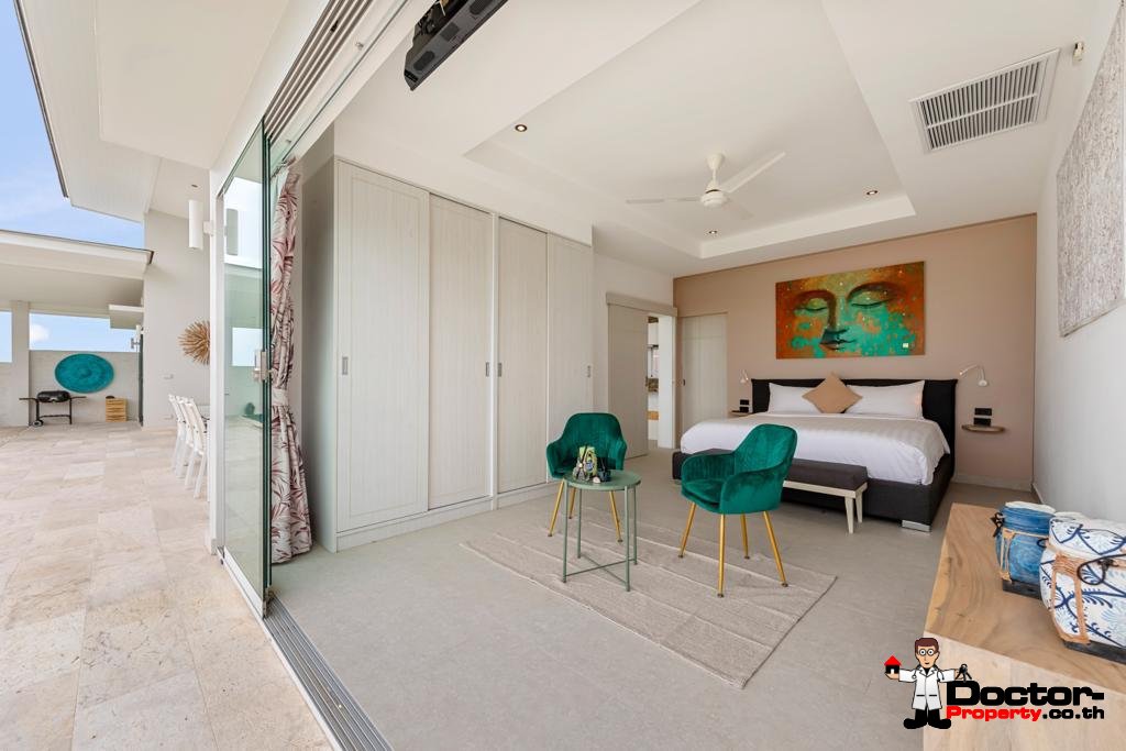 3 bedroom seaview pool villa in Boput, Koh Samui – For Sale
