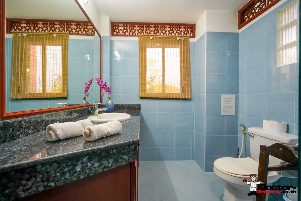 3 Bed Traditional Beachside House in Bang Por, Koh Samui – Lease For Sale