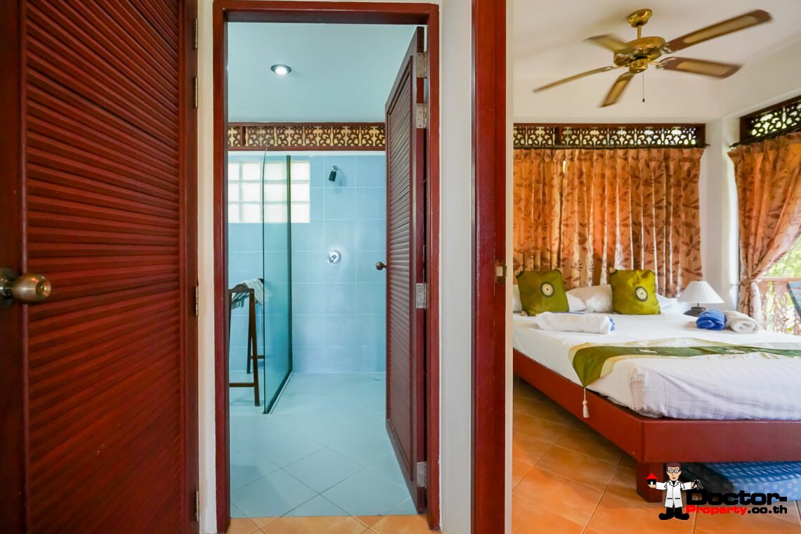 3 Bed Traditional Beachside House in Bang Por, Koh Samui – Lease For Sale