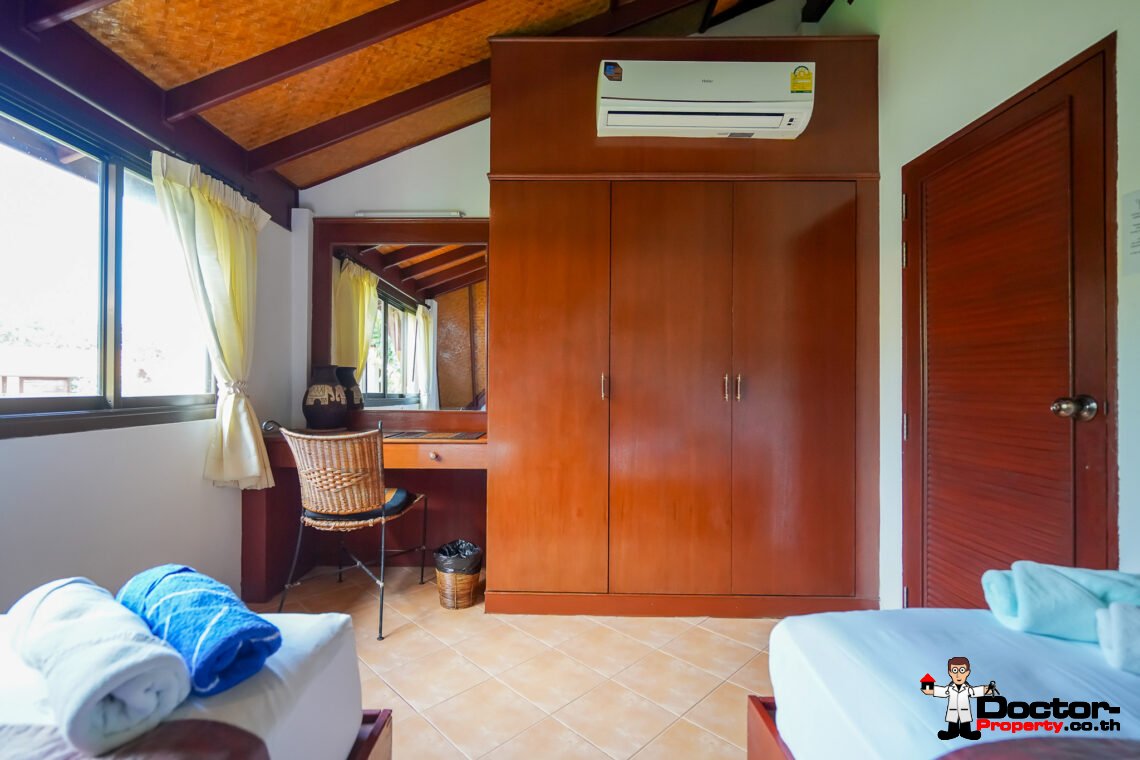 3 Bed Traditional Beachside House in Bang Por, Koh Samui – Lease For Sale