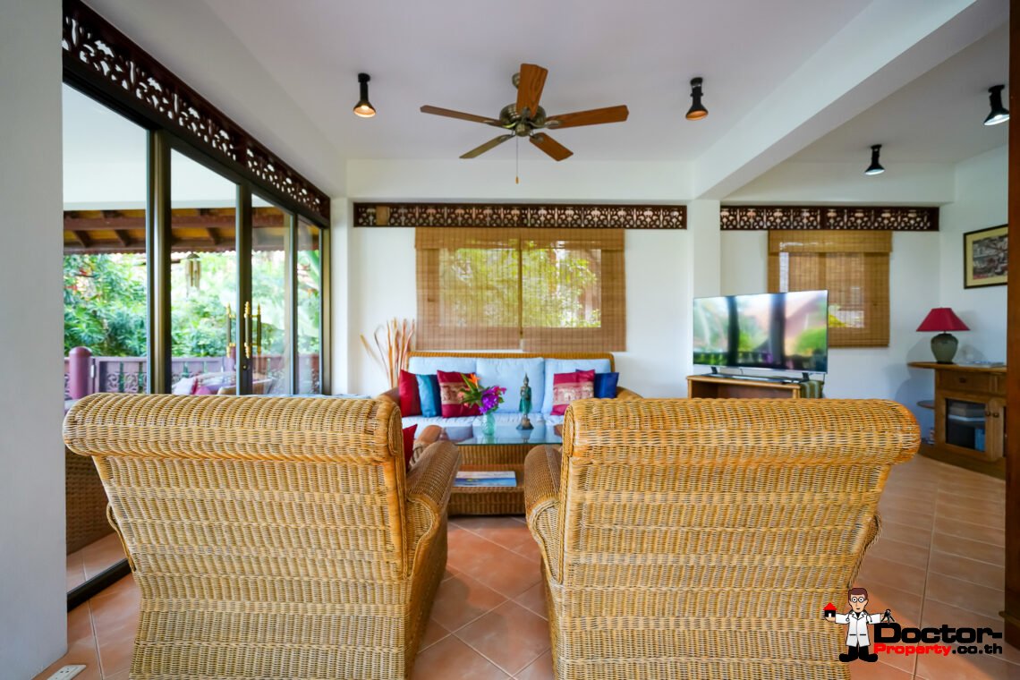 3 Bed Traditional Beachside House in Bang Por, Koh Samui – Lease For Sale