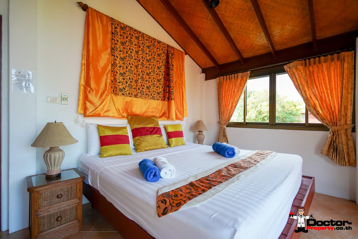 3 Bed Traditional Beachside House in Bang Por, Koh Samui – Lease For Sale