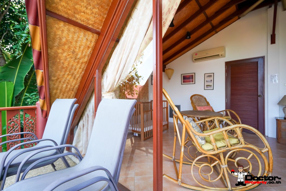 3 Bed Traditional Beachside House in Bang Por, Koh Samui – Lease For Sale