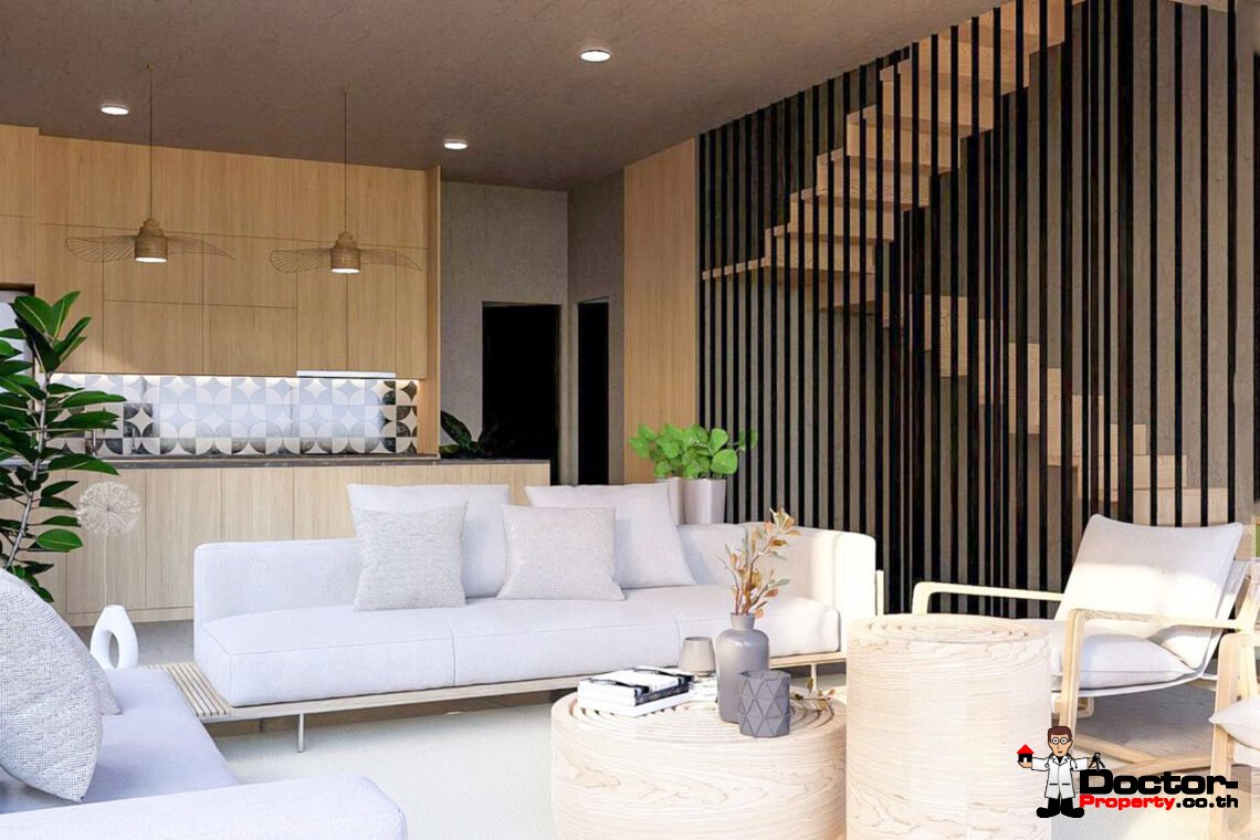 New Luxury Beachfront 5 Bedroom Villa in Lamai, Koh Samui – For Sale