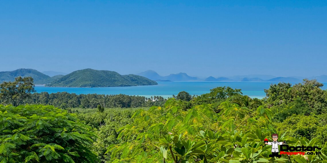 Modern Luxury Villa with Exhilarating Panorama in Na Mueang, Koh Samui – For Sale