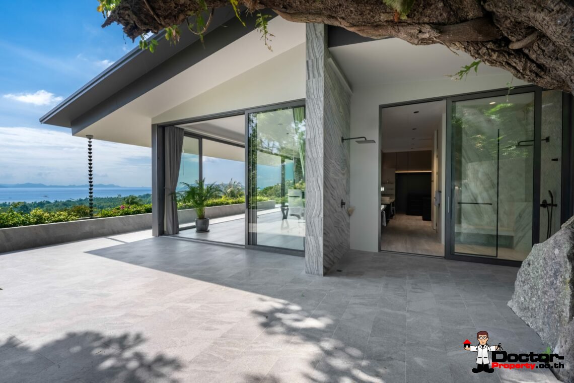 Modern Luxury Villa with Exhilarating Panorama in Na Mueang, Koh Samui – For Sale