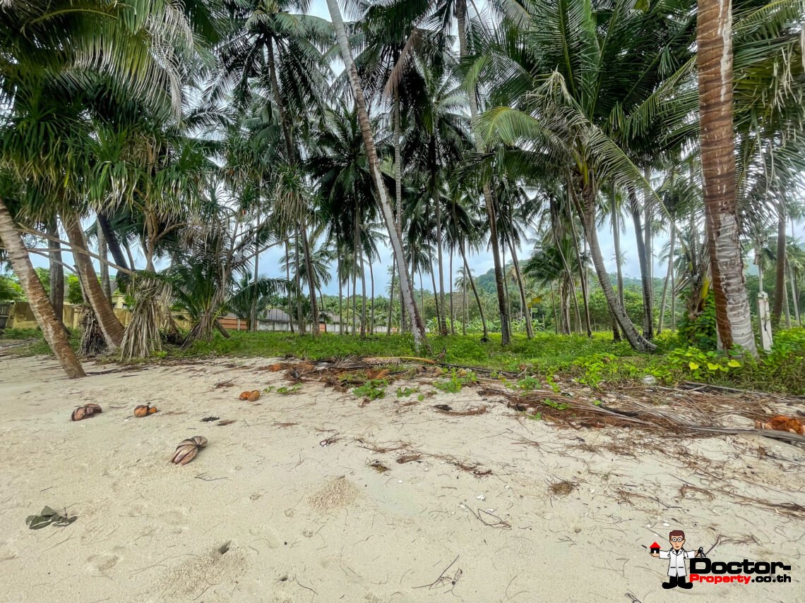 Stunning Beachfront Land 3 Rai 1 Ngan in Laem Yai, Koh Samui – For Sale