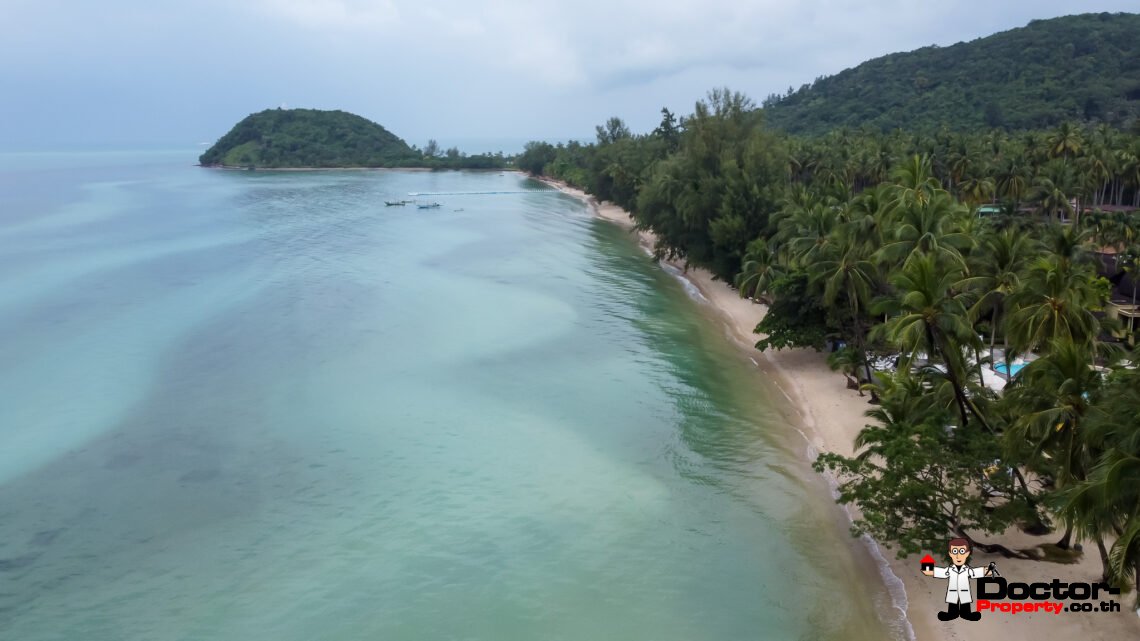 Stunning Beachfront Land 3 Rai 1 Ngan in Laem Yai, Koh Samui – For Sale