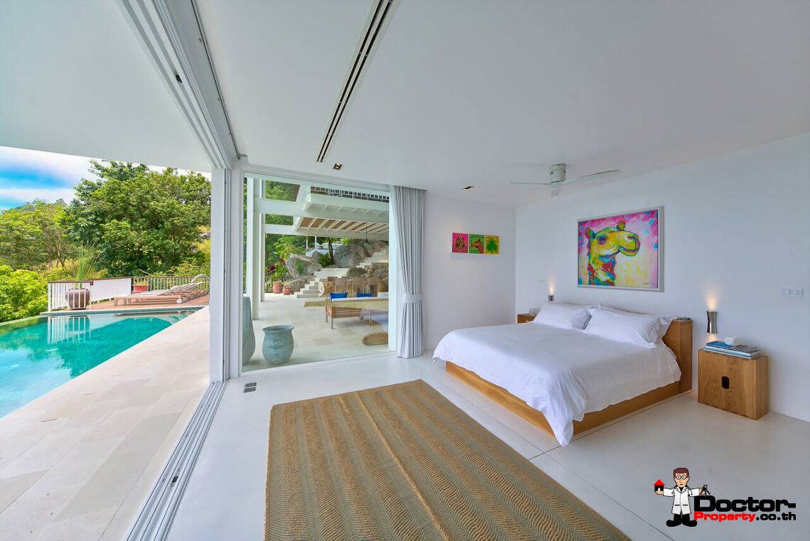 Modern Luxury Villa with Panoramic View in Na Mueang, Koh Samui – For Sale