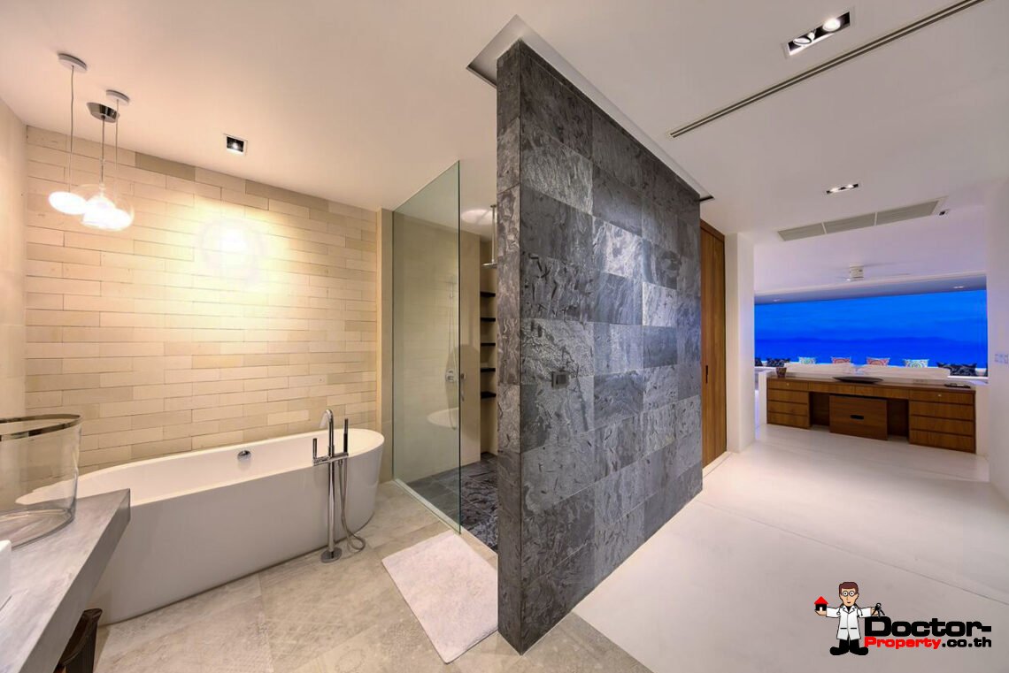 Modern Luxury Villa with Panoramic View in Na Mueang, Koh Samui – For Sale